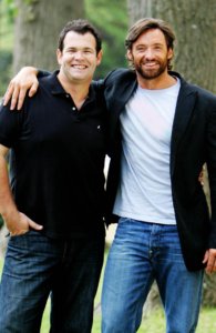 Gus Worland and his mate Hugh Jackman